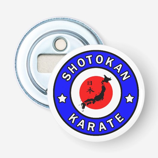 Shotokan Karate Button Flesopener (Voorkant)