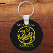Shotokan Karate Distressed Karate Gi Logo Sleutelhanger (Voorkant)