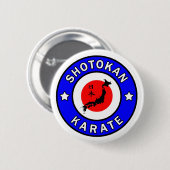 Shotokan Karate-knop Ronde Button 5,7 Cm (Voorkant /achterkant)