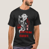 Shotokan Karate Lone Budo Wolf - Karate T-Shirt (Voorkant)