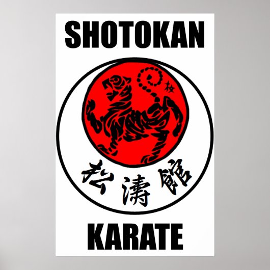 Shotokan Karate Poster (Voorkant)