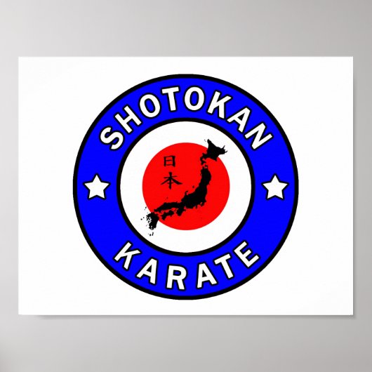 Shotokan Karate Poster (Voorkant)