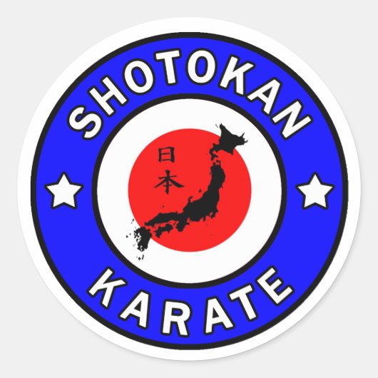 Shotokan Karate sticker (Voorkant)