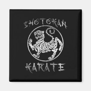Shotokan Karate Symbool Tiger Dojo Training Kanji  Magneet