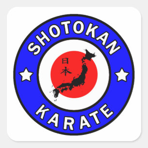 Shotokan Karate Vierkante Sticker