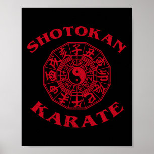 Shotokan Karate Zodiac Cirkel Poster