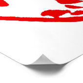 Shotokan Rising Sun Tiger Japans Karate Poster (Hoek)