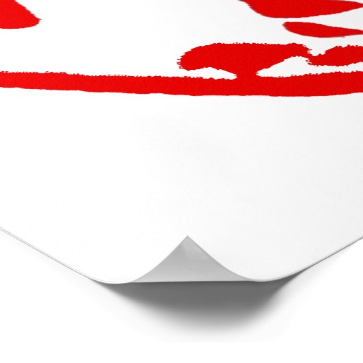 Shotokan Rising Sun Tiger Japans Karate Poster (Hoek)