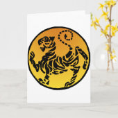 Shotokan Tiger - Gold Kaart (Gele Bloem)