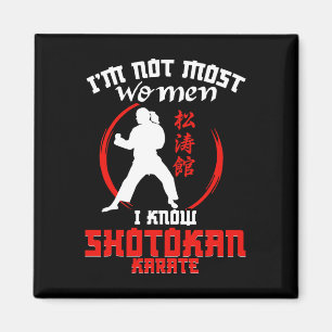 Shotokan Tiger Woman Girl Lady Practitioner Shotok Magneet