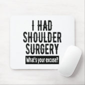 Shoulder Surgery Recovery Quote Funny Get Well Soo Muismat (Met muis)