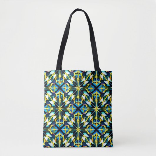 Shoulder Tote with Geometric Pattern Draagtas (Voorkant)
