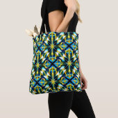 Shoulder Tote with Geometric Pattern Draagtas (Dichtbij)