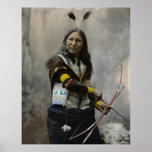 Shout At, Oglala Sioux, 1899 - Poster (Voorkant)