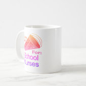 Shout Out for School Nurses Coffee Mug (Devant gauche)