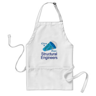 Shout Out voor structurele ingenieurs Standaard Schort