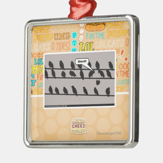 Show af! metalen ornament (Links)