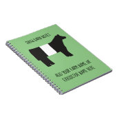 Show Barn Notes - Livestock Exhibitor Notitieboek (Rechterzijde)