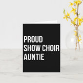 Show Choir Auntie  Kaart (Gele Bloem)