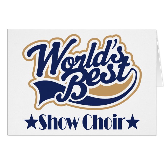 Show Choir Gift (Voorkant Horizontaal)