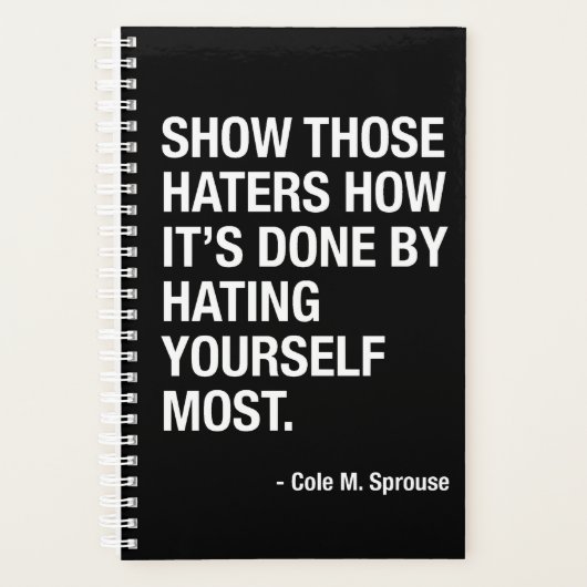 Show die haters hoe het wordt gedaan door jezelf t planner (Voorkant)
