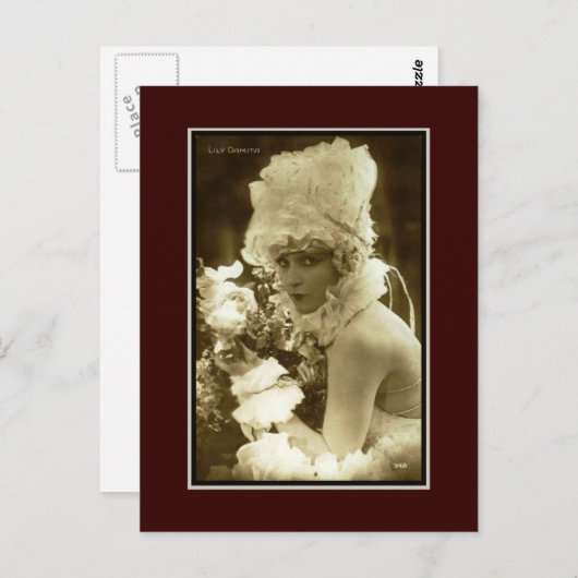 Show Girl 1920 Briefkaart (Voorkant / Achterkant)