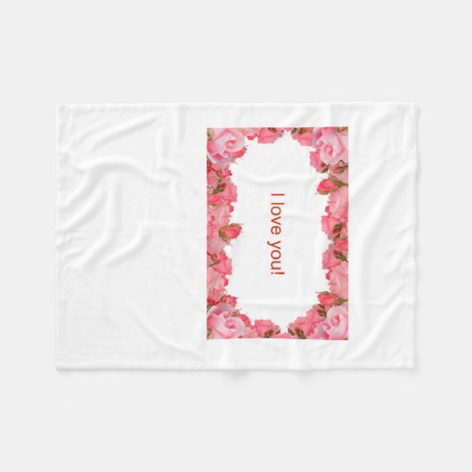 Show houdt van de 14 februari. fleece deken (Voorkant (Horizontaal))