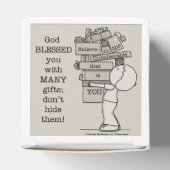 Show je cadeaus bedankdoosjes (Bovenkant)