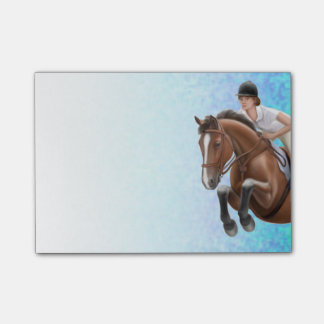 Show Jumping Horse Equestrian Post-it Notes