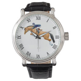 Show Jumping Horse Paardenwacht Horloge