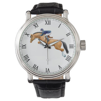 Show Jumping Horse Paardenwacht Horloge