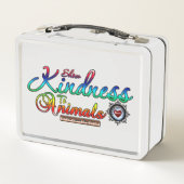 Show Kindheid voor dieren Rainbow Typografie (Achterkant)