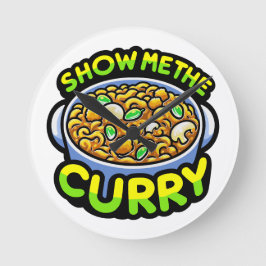 Show me de curry ronde klok