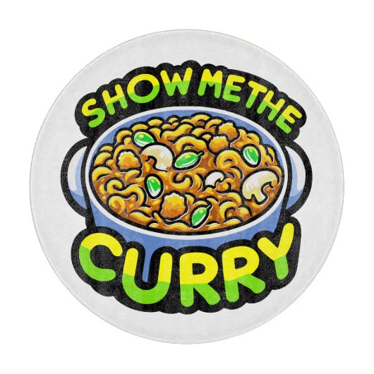 Show me de curry snijplank (Voorkant)