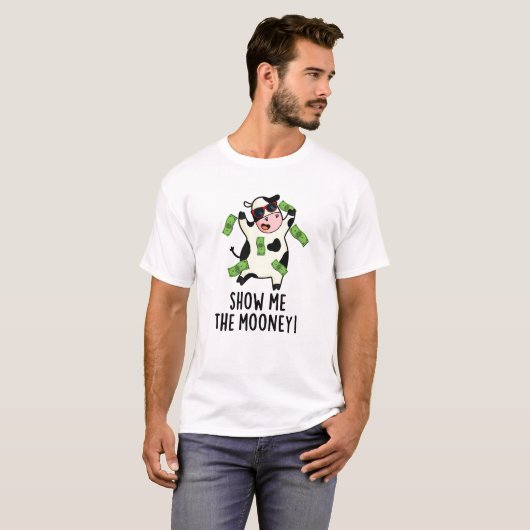 Show me De grappige Koe van de Mooney T-shirt (Voorkant volledig)