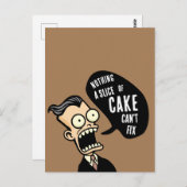 Show me de taart briefkaart (Voorkant / Achterkant)