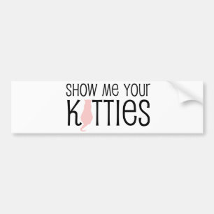 show me je katten grappige kattenliefhebbers kat g bumpersticker