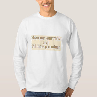 Show me je rek en ik show je mijn t-shirt