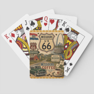 Show Me State Mother Road Game Night Pokerkaarten