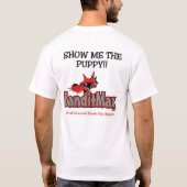 "Show mij de puppy" - Banditmax.com T-shirt (Achterkant)