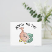 Show mij het geld briefkaart (Staand voorkant)