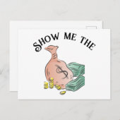 Show mij het geld briefkaart (Voorkant / Achterkant)