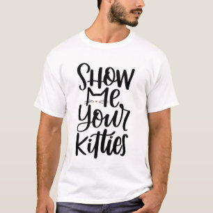 Show mij Uw Katten, Handmatig design T-shirt