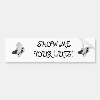 Show mij Uw Lutz Bumpersticker