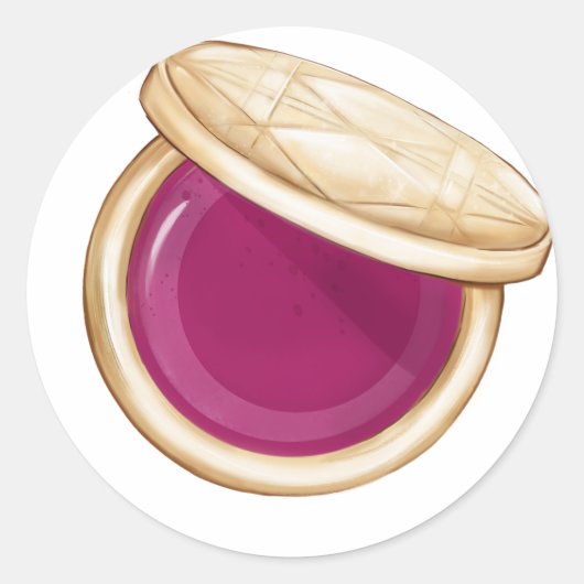 Show Mode Glam Ronde Sticker (Voorkant)