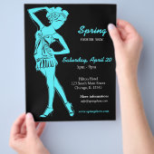 Show mode (Turquiose) Flyer (Hand)