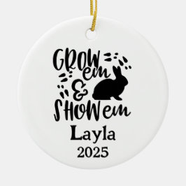 Show Rabbit 4H Ornament