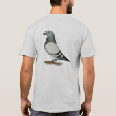 Show Racer Blue Bar Pigeon T-shirt (Achterkant)