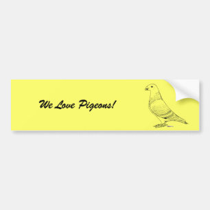Show Racer Outline Bumpersticker