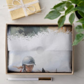 Show springen eventing paard decoupage tissuepapier (Geschenk)